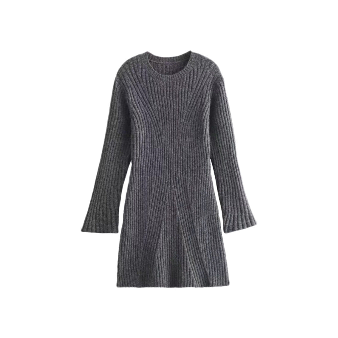Wholesale Autumn/Winter New Women's Fashion Threaded Knit Dress